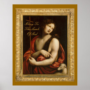 Herrlichkeit für das Lamm des Gottes (groß 40x50) Poster