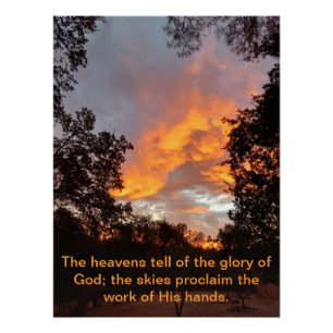 Herrlichkeit Gottes Poster