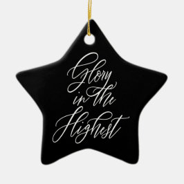 Herrlichkeit im höchsten religiösen Weihnachten Sc Keramik Ornament