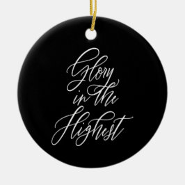 Herrlichkeit in der höchsten religiösen Weihnacht  Keramik Ornament