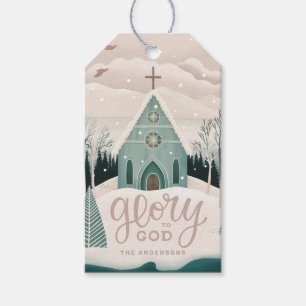 Herrlichkeit zu Gott Christliche Weihnachtskirch Geschenkanhänger