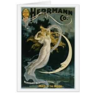 Herrmann ~ Mädchen der Mond-Vintagen Magier-Tat