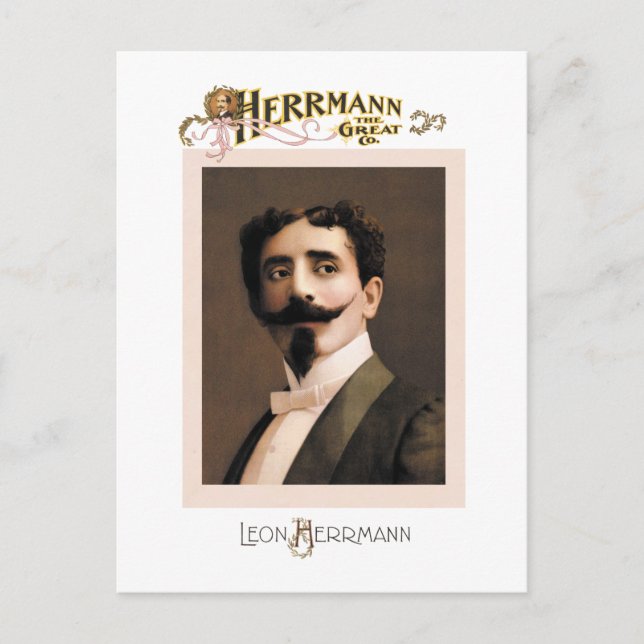 Herrmann the Great Postkarte (Vorderseite)