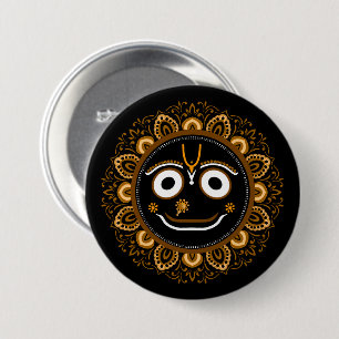 Herrn Jagannath Hingabe - Hare Krishna Button