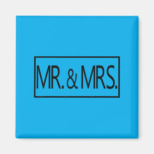 Herrn und Frau Hochzeits-Honeymoon-Ehemann Ehefrau Magnet