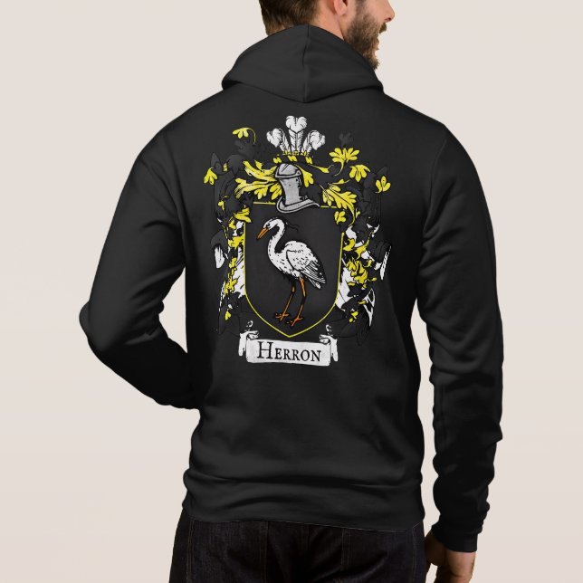 Herron Coat of Arms Men-Hoodie Hoodie (Rückseite)