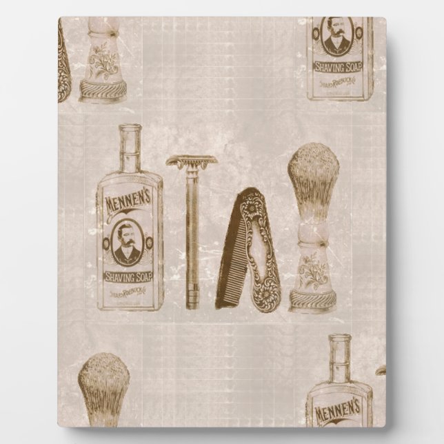 Herrrasieren Fotoplatte (Vorderseite)