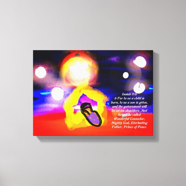 Herrschaft Jesus Leinwanddruck (Vorderseite)