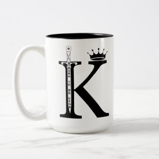 Herrschen Sie Ihren Morgen wie Königin. Zweifarbige Tasse