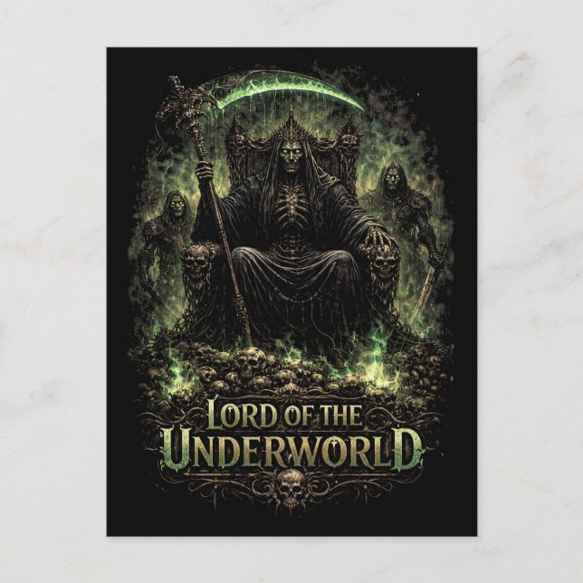 Herrscher der Unterwelt Postkarte (Vorderseite)
