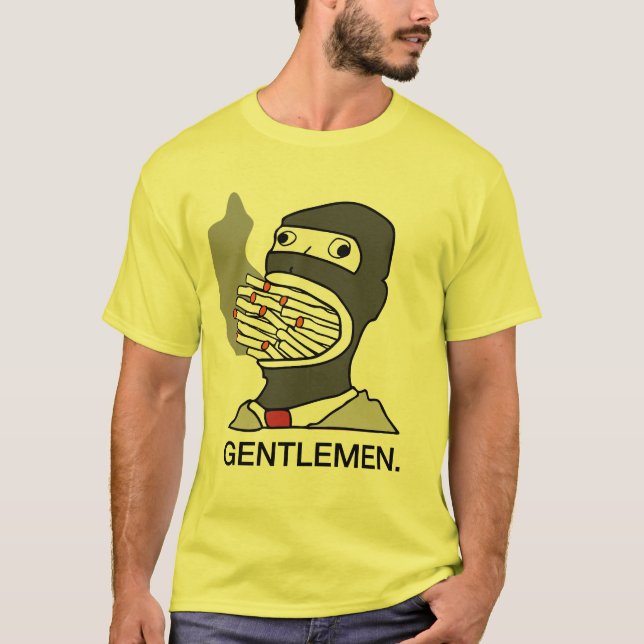 Herrspionsrauchen T-Shirt (Vorderseite)