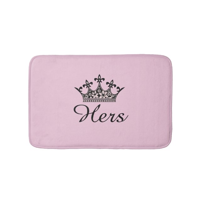 Hers Crown Bath Mat Badematte (Vorderseite)