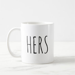 "Hers" RAE DUNN inspiriert Kaffeetasse