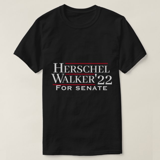 Herschel Walker 2022 Senat Georgien T-Shirt (Design vorne)