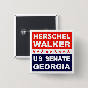 Herschel Walker US Senat Georgia 2022 Button