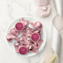 Hershey Kisses Gastgeschenke Hochzeiten