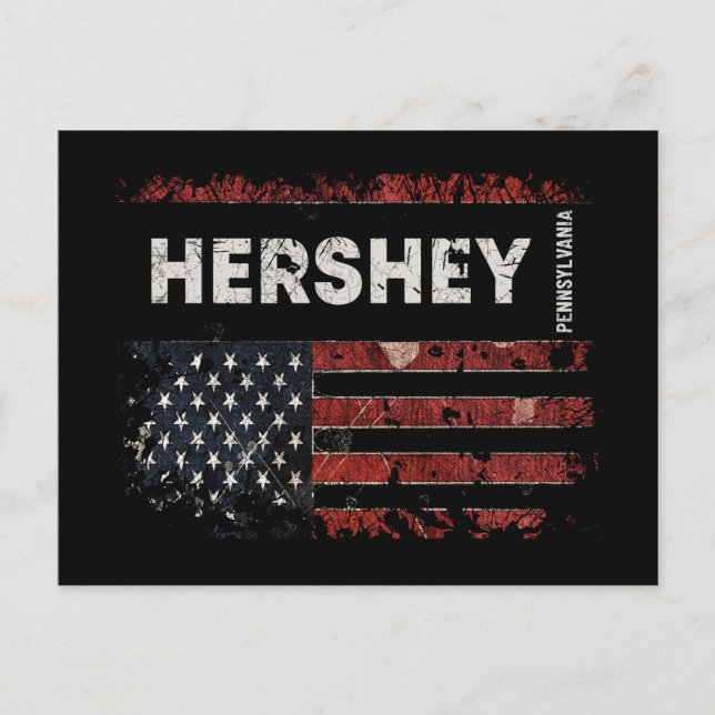 Hershey Pennsylvania Postkarte (Vorderseite)