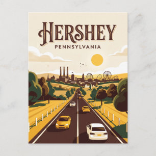 Hershey USA Postkarte