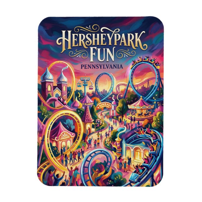 Hersheypark Pennsylvania Magnet (Vertikal)