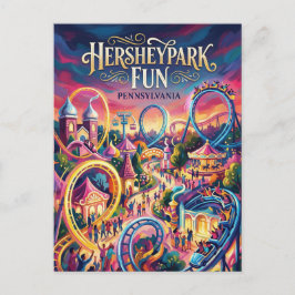 Hersheypark Pennsylvania Postkarte