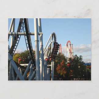 Hersheypark Roller Untersetzer Postkarte