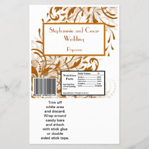 Hershey's Großtafel-Verpackung Damast Herbst Flyer