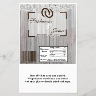 Hershey's Großtafel-Verpackung Pferdehufe auf Holz Flyer