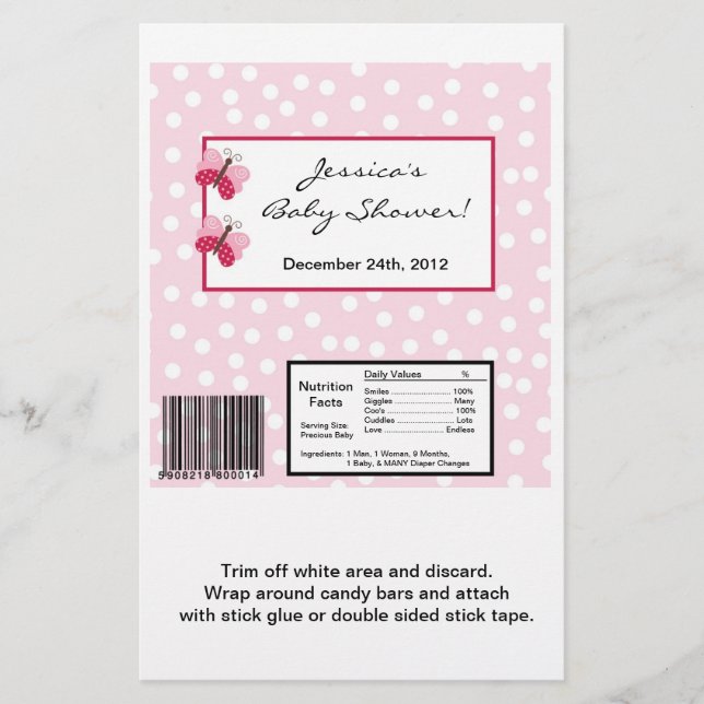 Hershey's Large Bar Wrapper Berry Garden Lady (Vorderseite)