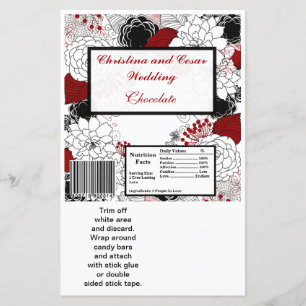Hershey's Large Bar Wrapper Black Blume Red Lev