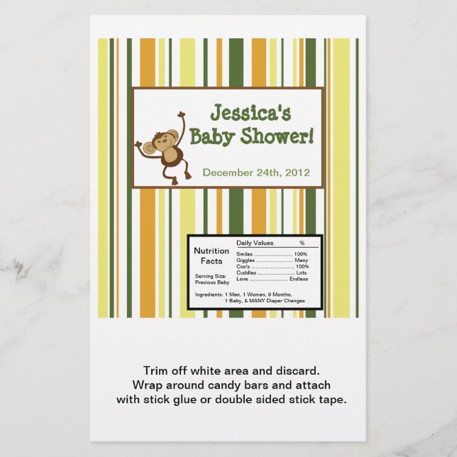 Hershey's Large Bar Wrapper Jungle Babies Flyer (Vorne)