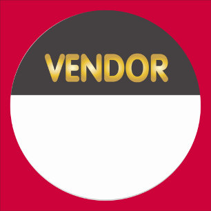 Hersteller-Name-Tag für Kunsthandwerkermarkt oder Runder Aufkleber