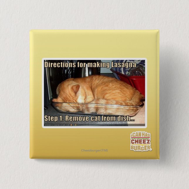 Herstellung der Lasagne Button (Vorderseite)