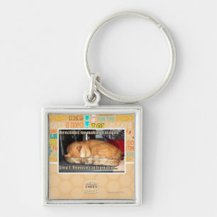 Herstellung der Lasagne Schlüsselanhänger