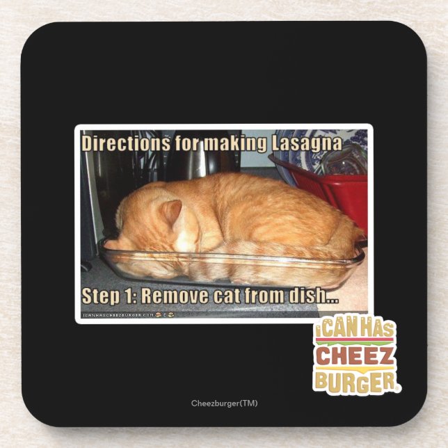 Herstellung der Lasagne Untersetzer (Vorderseite)