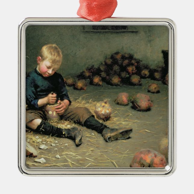 Herstellung der Laternen Ornament Aus Metall (Vorne)