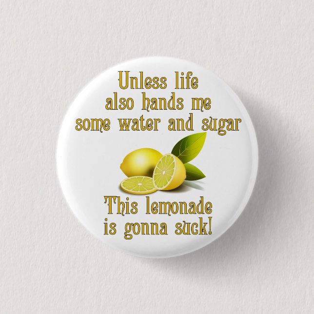 Herstellung der Limonade Button (Vorderseite)
