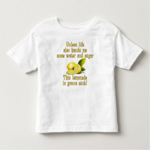 Herstellung der Limonade Kleinkind T-shirt