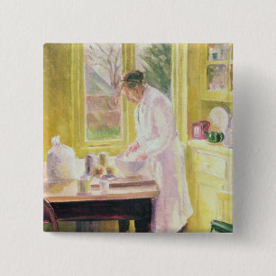 Herstellung des Apfelkuchens Button