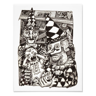 Herstellung des Mannes von Brian Benson Fotodruck