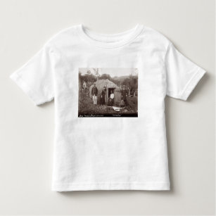 Herstellung Tappa, ein gebürtiger Stoff, c.1875 Kleinkind T-shirt
