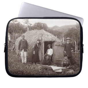 Herstellung Tappa, ein gebürtiger Stoff, c.1875 Laptopschutzhülle