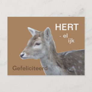 HERTelijk Gefeliciteerd Verjaardags Briefkaart Postkarte