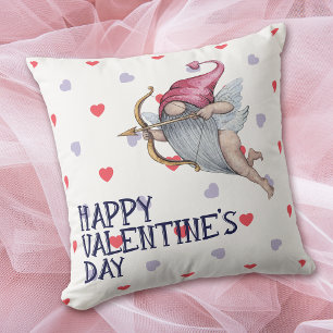Herts Funny Valentine Cupid Gnome Kissen