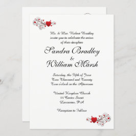 Herts Hochzeitseinladung Einladung