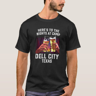 Herts zu den Nächten im Camp Dell City Camping Tex T-Shirt