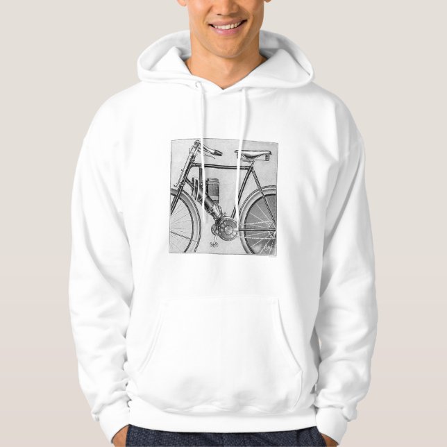 Hertschmann Motorrad, 1895 Hoodie (Vorderseite)