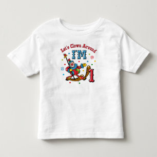 Herum blödeln 1. Geburtstag herum Kleinkind T-shirt