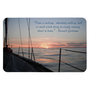 Herum verwirren im Bootsmagneten Magnet