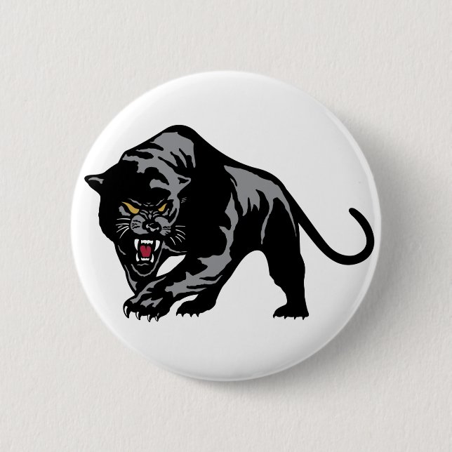 Herumstreichender Panther Button (Vorderseite)