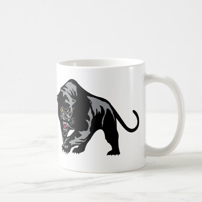 Herumstreichender Panther Kaffeetasse (Rechts)